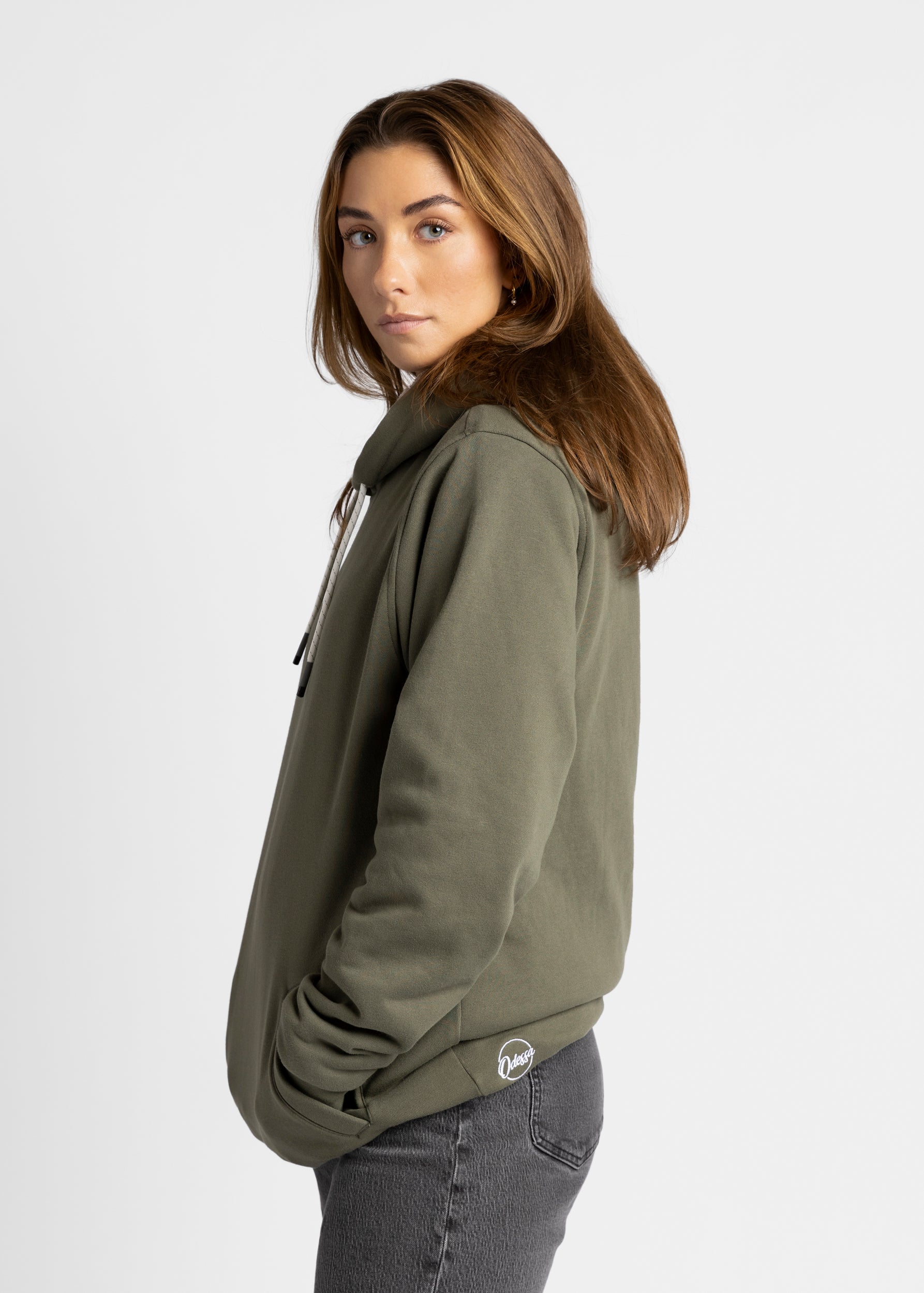 PureLuxe Minky Hoodie In Forest Pine